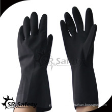 SRSAFETY black Industrial glove/cheap latex gloves/working gloves